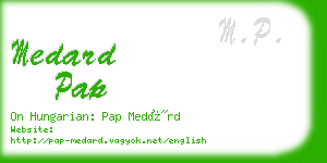 medard pap business card